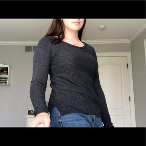 Gray american eagle sweater